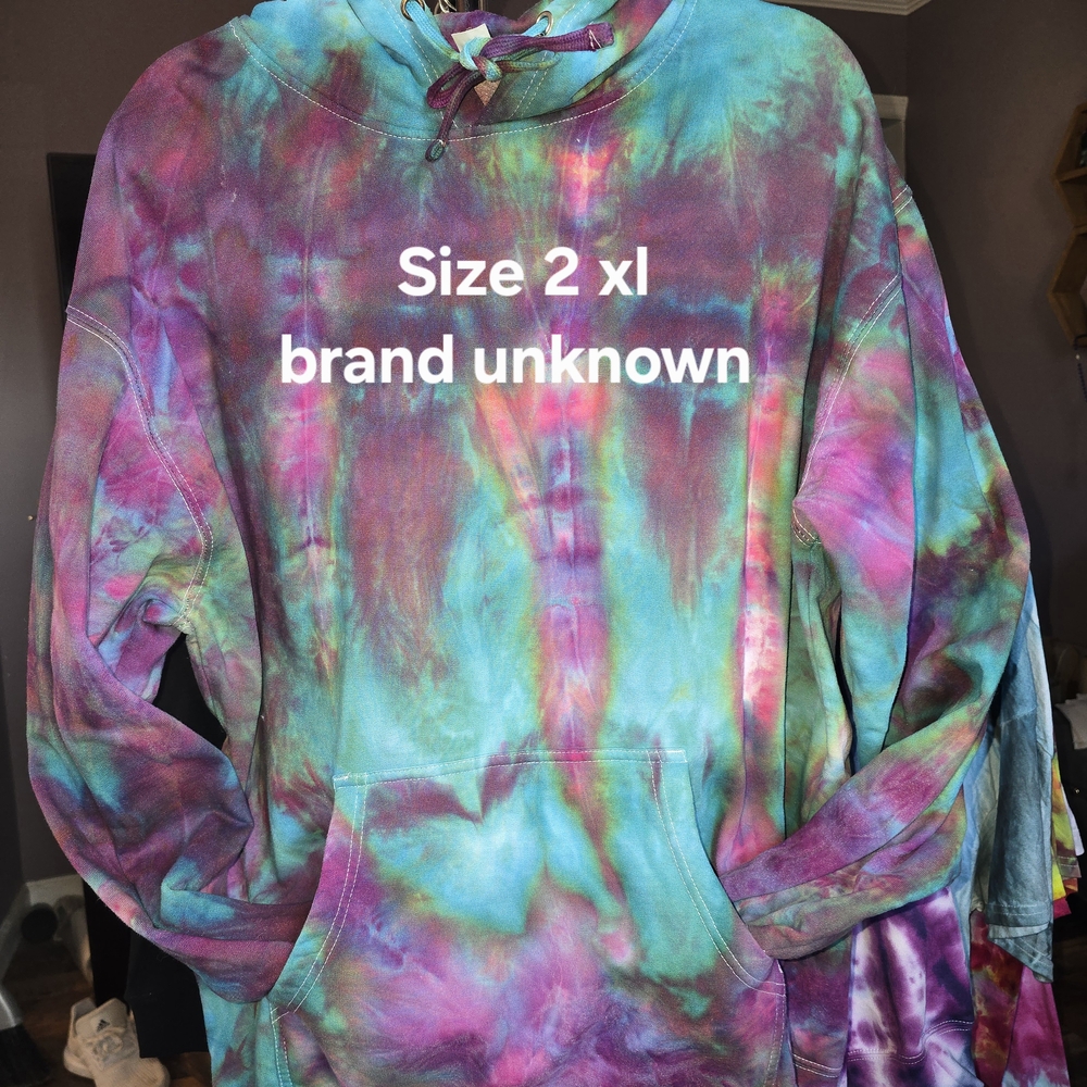 Multicolor Tie-Dye Hoodie